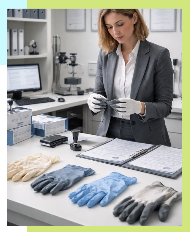 Сертификация перчаток в Орехове-Зуеве от 8857 р. | Алешин-Рхв