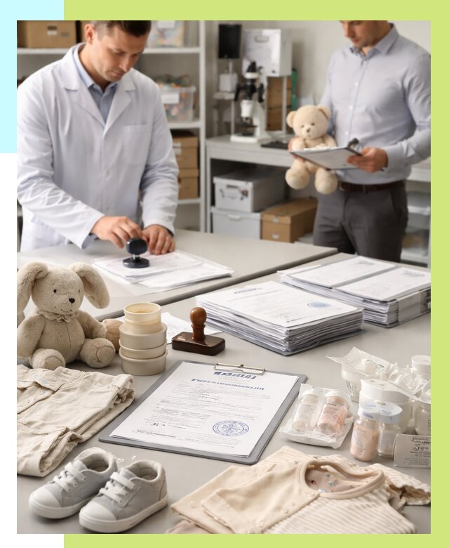 Сертификация детских товаров в Орехове-Зуеве от 15630 р. | Алешин-Рхв