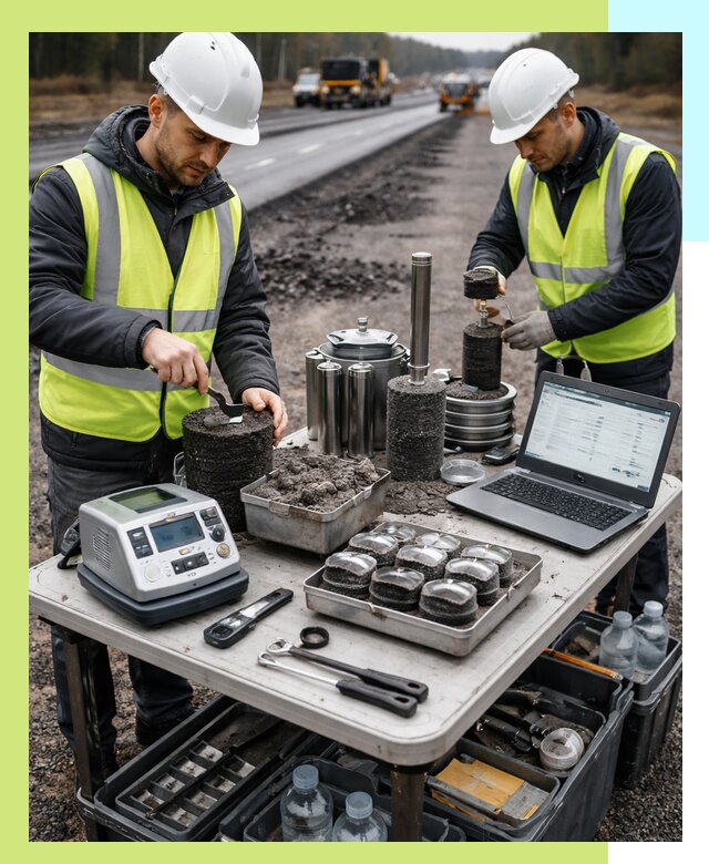 Сертификация асфальта: испытания и подтверждение в Орехове-Зуеве