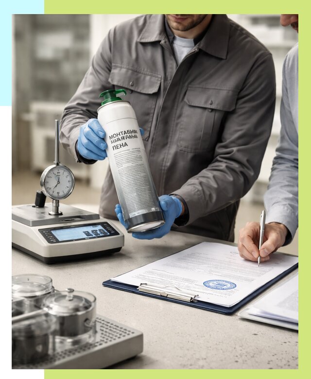 Сертификация монтажной пены в Орехове-Зуеве от 15630 р. | Алешин-Рхв