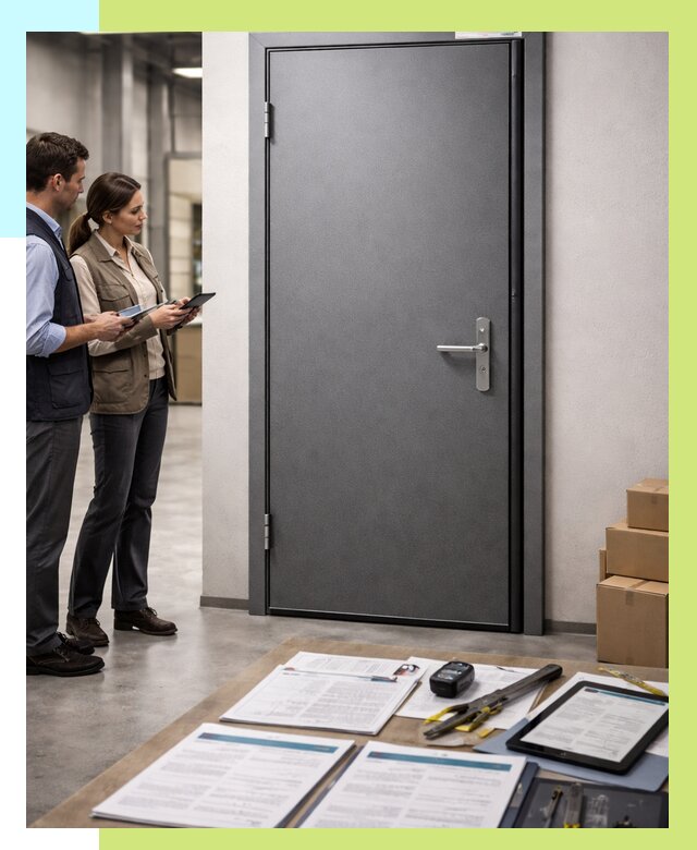 Сертификация противопожарных дверей в Орехове-Зуеве от 9378 р. | Алешин-Рхв