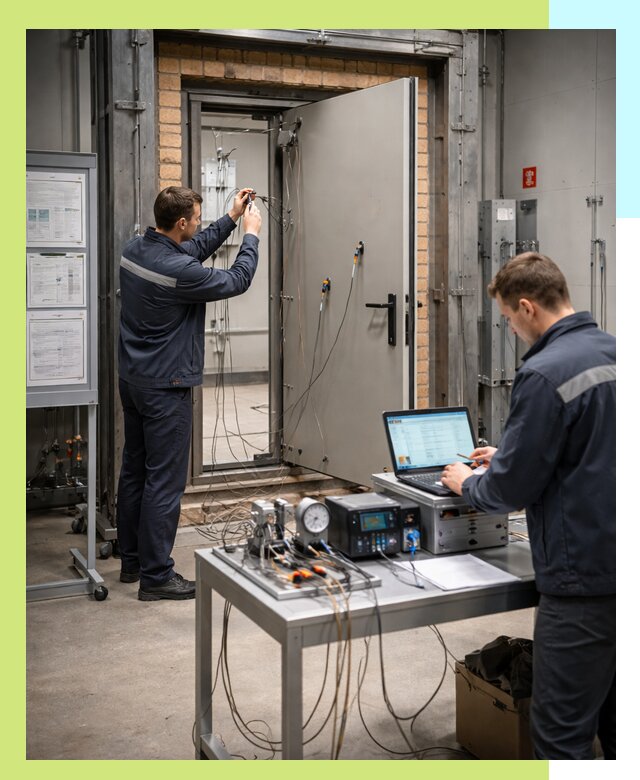 Сертификация противопожарных дверей в Орехове-Зуеве по ГОСТ и ТР