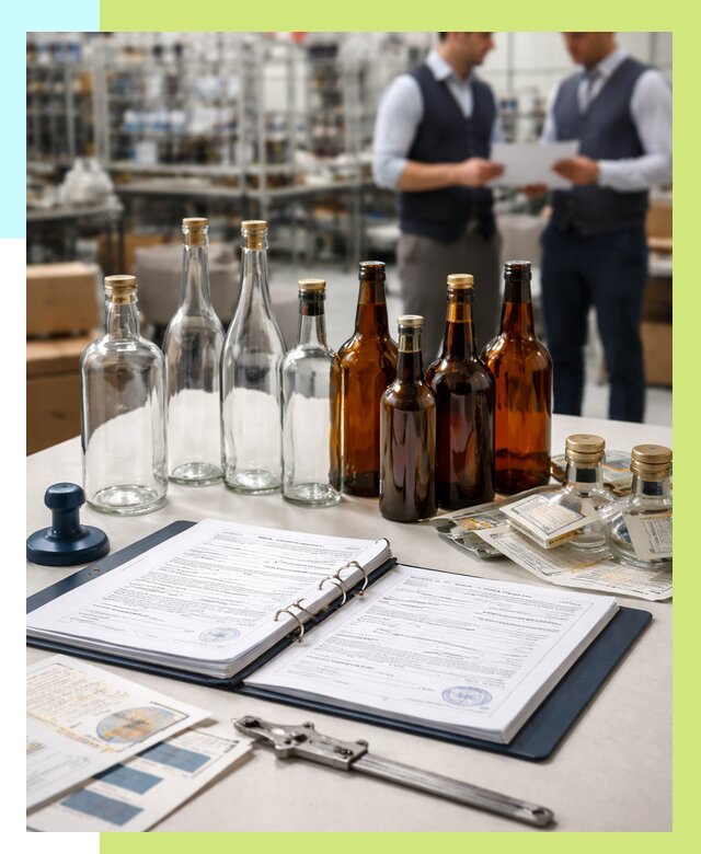 Сертификация стеклянных бутылок в Орехове-Зуеве от 26050 р. | Алешин-Рхв