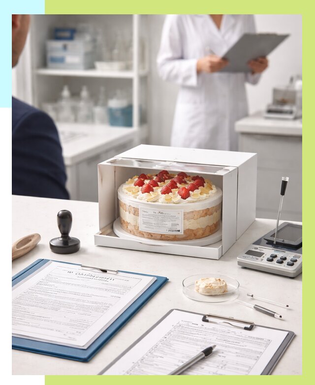 Сертификация тортов в Орехове-Зуеве от 9378 р. заказать | Алешин-Рхв