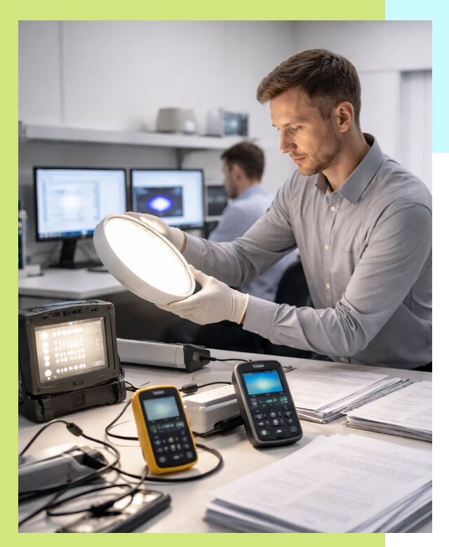 Сертификация светильников в Орехове-Зуеве: испытания и оформление