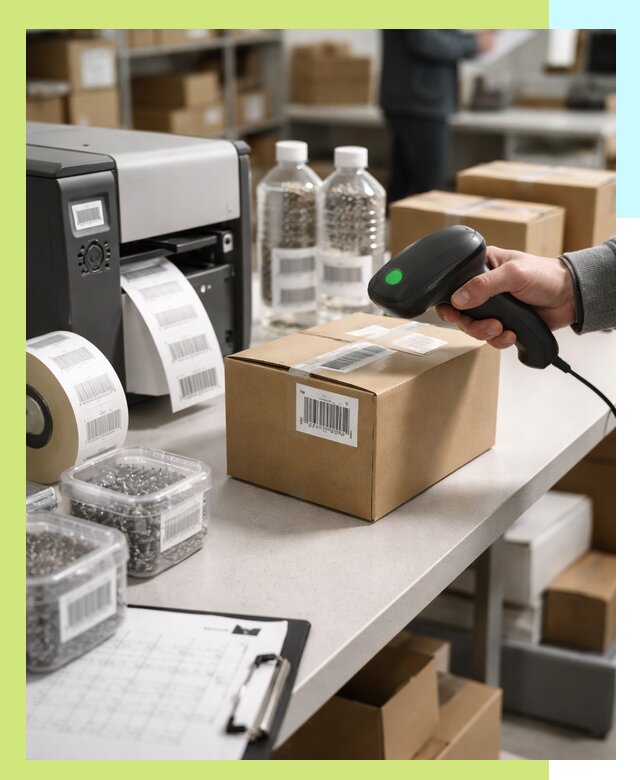 Штрихкодирование продукции и маркировка для продажи в Орехове-Зуеве