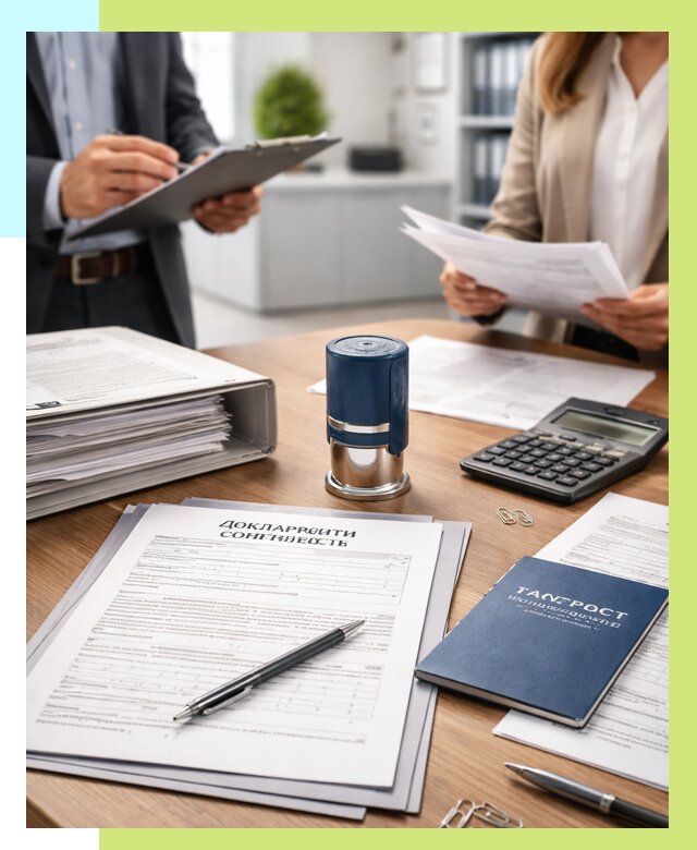 Декларация соответствия ТР ТС в Орехове-Зуеве от 8336 р., Алешин-Рхв