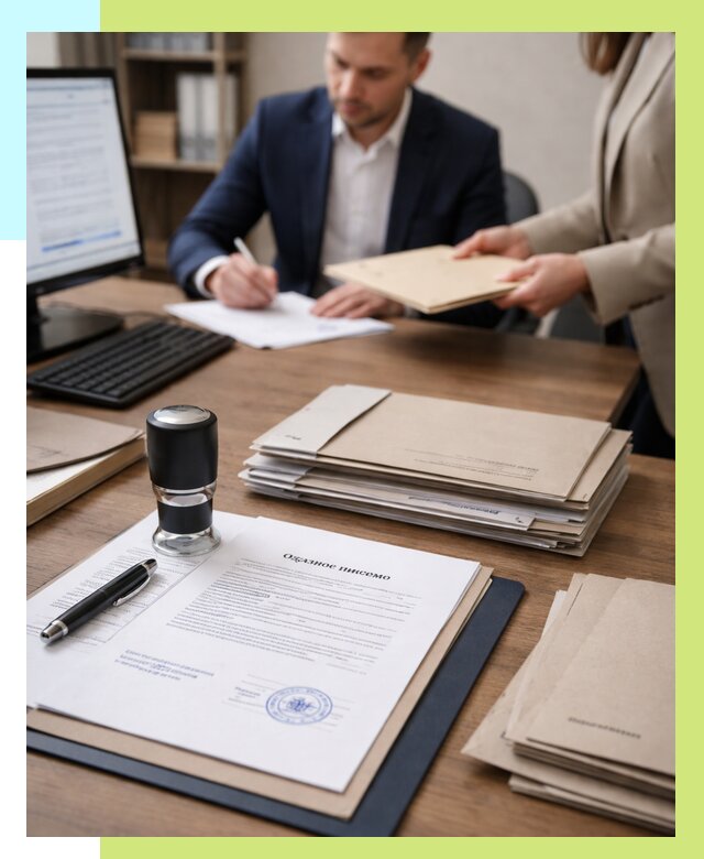 Отказное письмо для таможни в Орехове-Зуеве от 3126 р, Алешин-Рхв