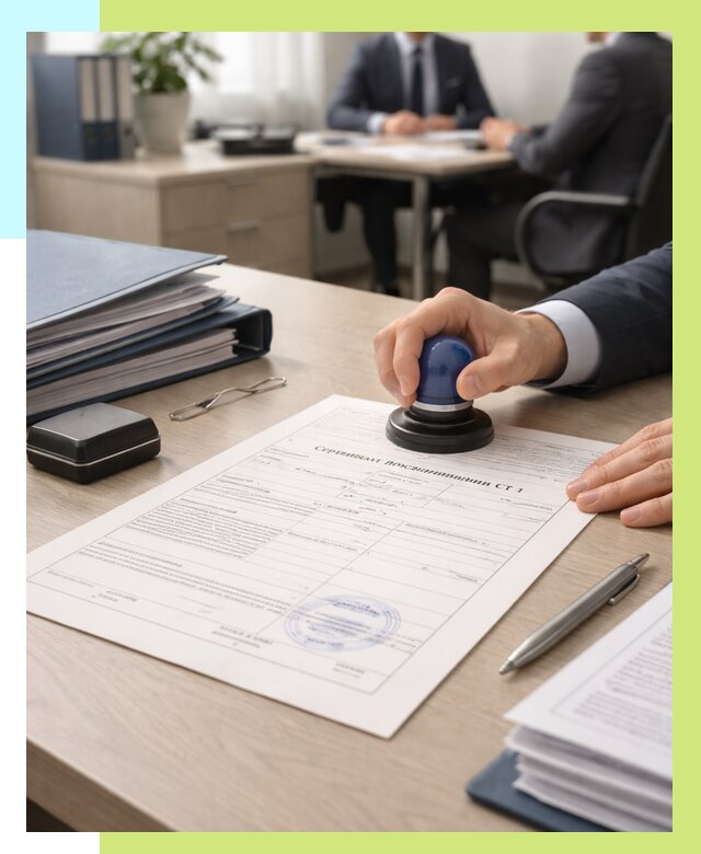 Сертификат происхождения СТ 1 в Орехове-Зуеве от 4689 р. | Алешин-Рхв