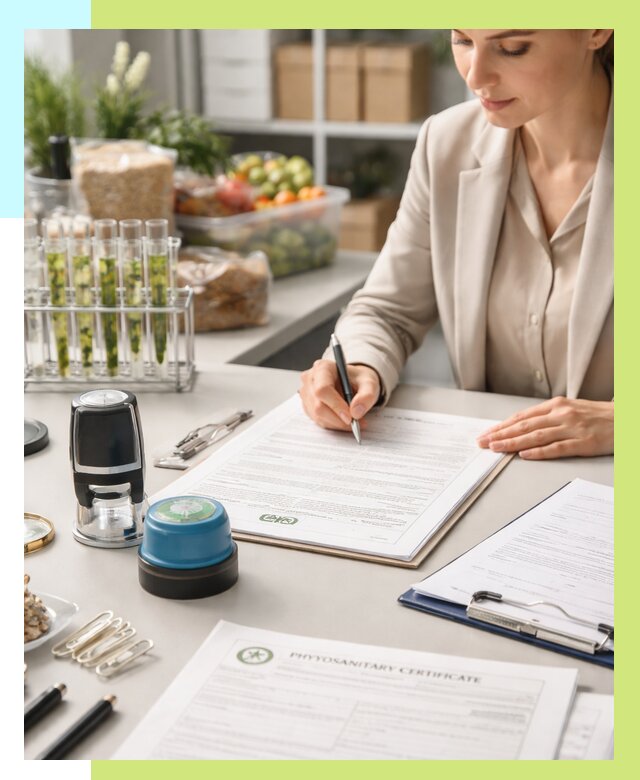 Фитосанитарный сертификат оформить в Орехове-Зуеве от 4689 р. | Алешин-Рхв