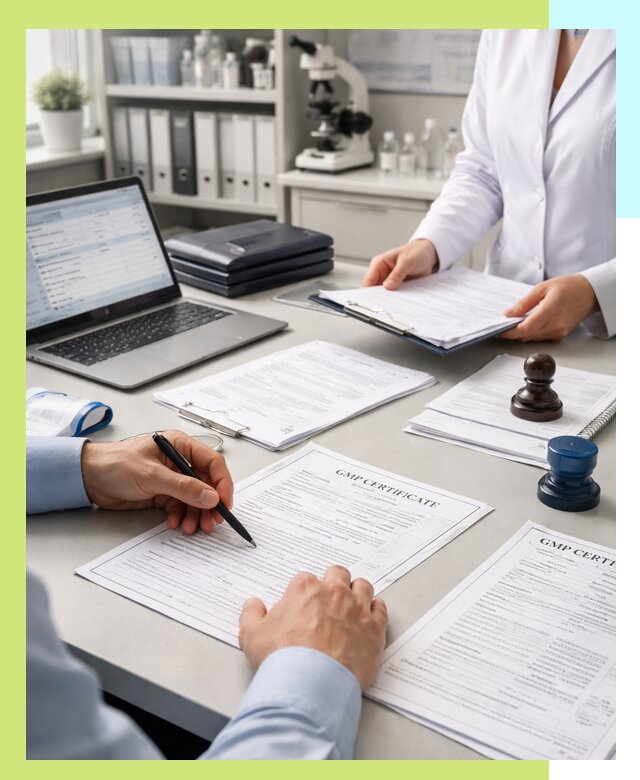 Оформление сертификата GMP в Орехове-Зуеве для фармпроизводства