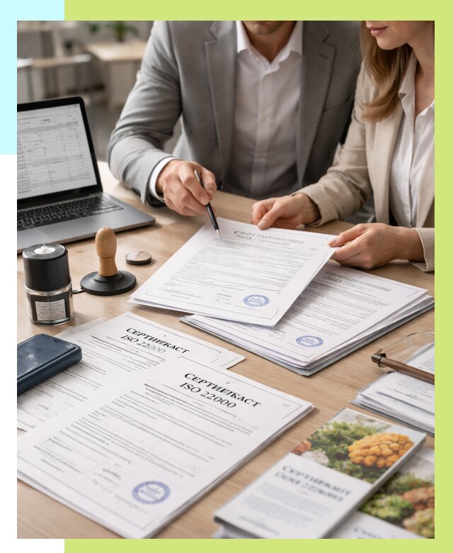 Сертификат ISO 22000 в Орехове-Зуеве от 41680 р. под ключ | Алешин-Рхв